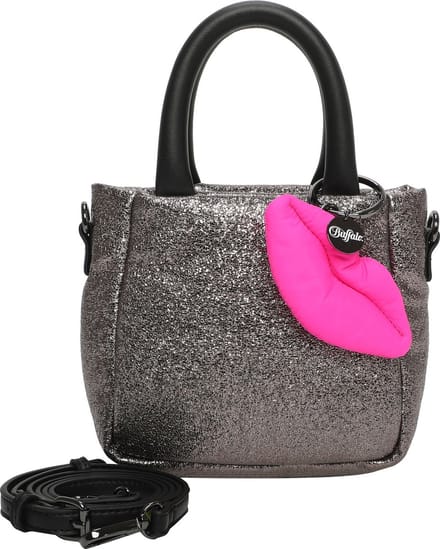BUFFALO Avondtas Handtas Glitter Boxy24 Crossbody Bag Dark Grey Grijs
