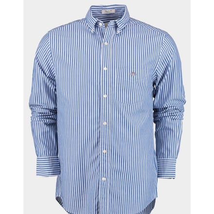 Regular fit vrijetijdsoverhemd met streepmotief, model 'POPLIN'