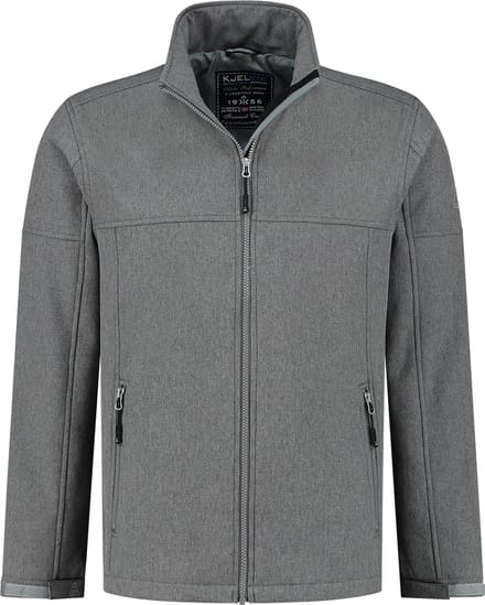 Kjelvik Softshell jas Odense Grijs