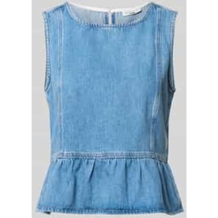 Relaxed fit blousetop van puur katoen