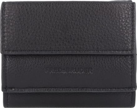 FredsBruder Bobonia Portemonnee Leer 10.5 cm - Dames - Horizontaal - black