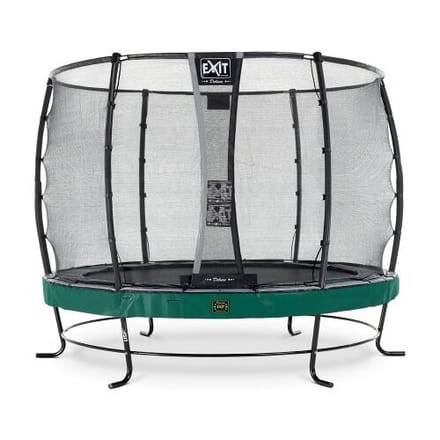 EXIT Elegant Premium Trampoline ø305cm - met Veiligheidsnet - Rond - Voor Kinderen - Groen