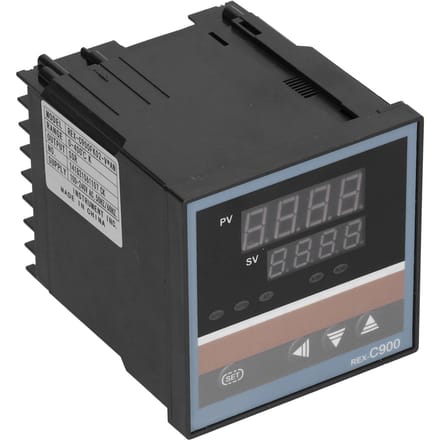 Régulateurs de Température PID Intelligents Industriels avec Sortie Relais Statique black