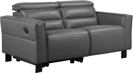 Carpari-2Zitsbank - 1 Relax - Grijs PU