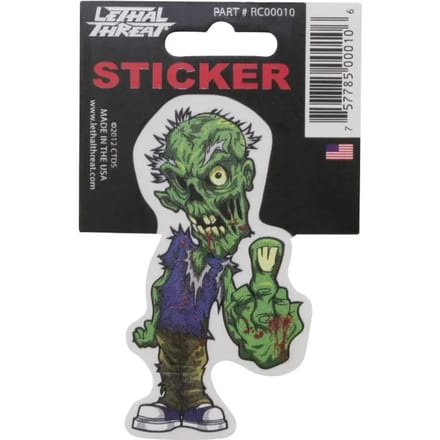 Motorfiets stickers Lethal Threat Mini Vilain Zombie
