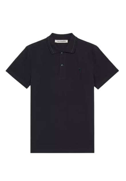 Trussardi regelmatig polo-piquet