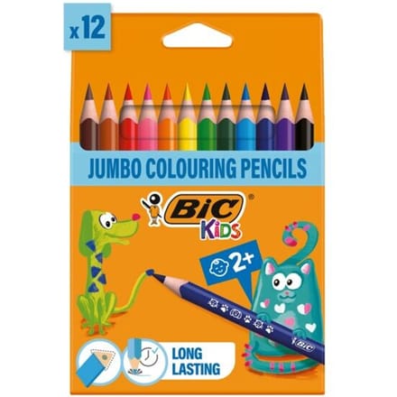 Bic Kids ECOlutions Evolution Triangle 12 kleurpotloden Tekenen Verven en kleuren