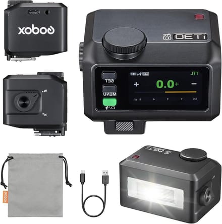 Mini Flitser voor Camera's - Geschikt voor Canon, Sony, Nikon, Fuji en Olympus - IT30pro-C/N/S/F/O
