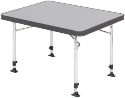 Kampeertafel - Buitenmeubel - Ontspannen buiten - Stabiel frame - 130x85cm - Grijs