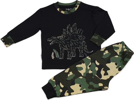Frogs and Dogs - Pyjama Dino - Zwart - Maat 98 - Jongens