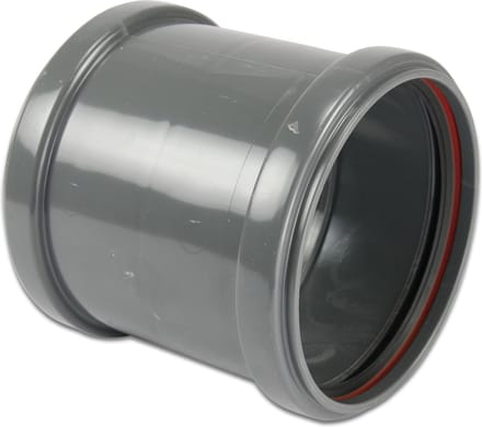 Sok PVC-U 250 mm SN4 manchet DN250 grijs KOMO/BENOR