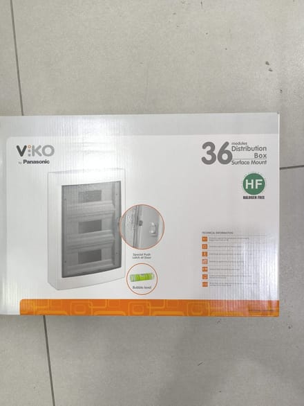 PANASONIC VIKO -VERDEELKAST-36 MODULES OPBOUWMONTAGE-WIT