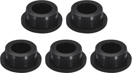 5 Zwarte Rubberen Stopper voor Gaten 26 mm - Waterdichte Afdichting