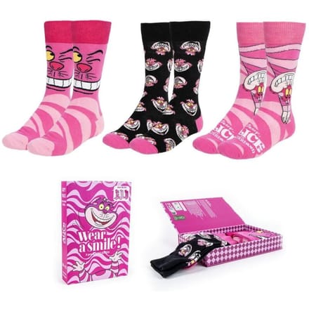 Alice in Wonderland - Disney Sokken - Cheshire Cat - one size - meerkleurig