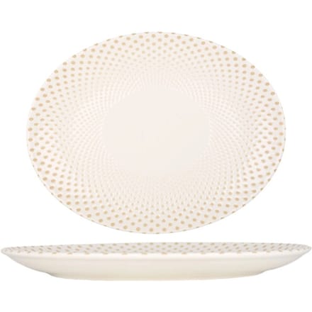 Rinart Serveerschaal - Punto - Porselein - 36 cm - set van 2