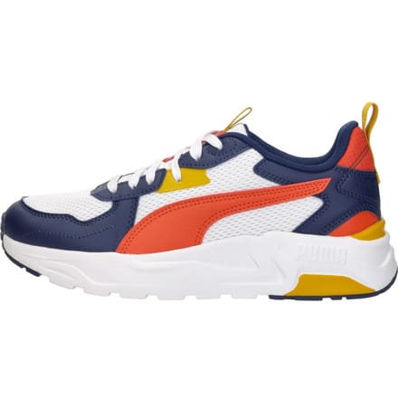 PUMA Trinity Lite Jr Unisex Sneakers - PUMA White-Fierce Red-Persian Blue