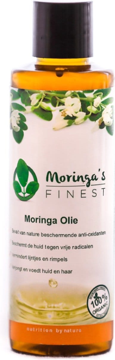 Moringa's Finest - Moringa Olie Flacon koud geperst - 100 ml