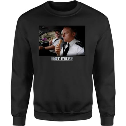 Hot Fuzz Ice Cream Scene Sweatshirt - Black - XL
