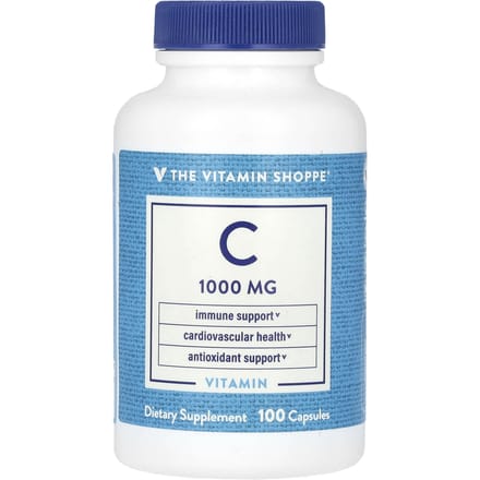 The Vitamin Shoppe, vitamine C, 1000 mg, 100 capsules
