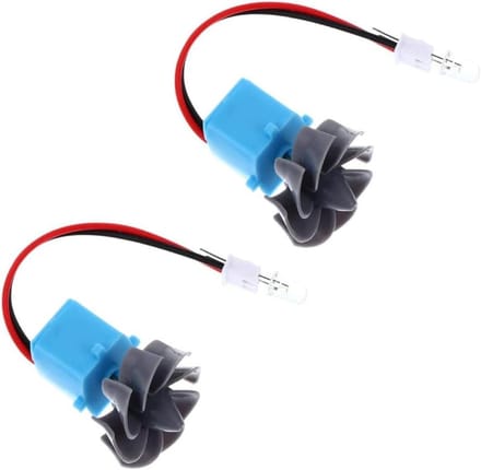 Mini Generator - Windturbine Motor - Energie Opwekken - Efficiënte Generatie - 17 x 14 x 3 cm - Grijs