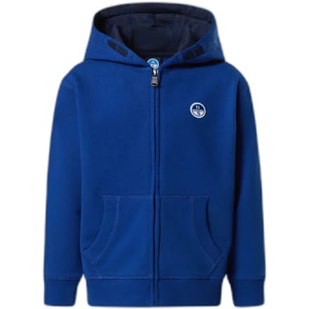 Kinderen hoodie vest met logo North Sails