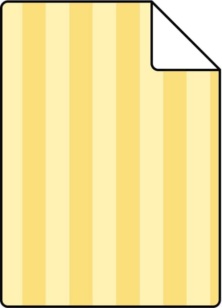 Proefstaal ESTAhome behang strepen geel - 26.5 x 21 cm - 131570-S