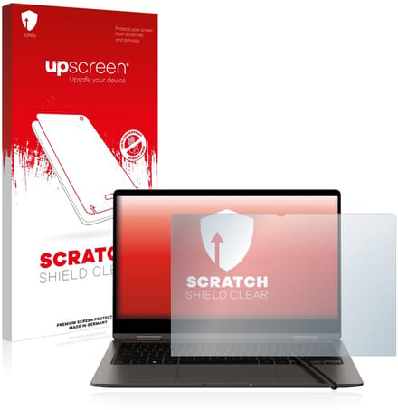 upscreen - Screenprotector voor Samsung Galaxy Book3 360 13" - Folie Beschermfolie transparant