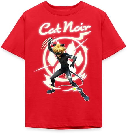 Miraculous Cat Noir Adrien Superheld T-Shirt Kinderen