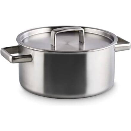 Habonne King Kookpan Met Deksel -  RVS Triply  - 22 cm