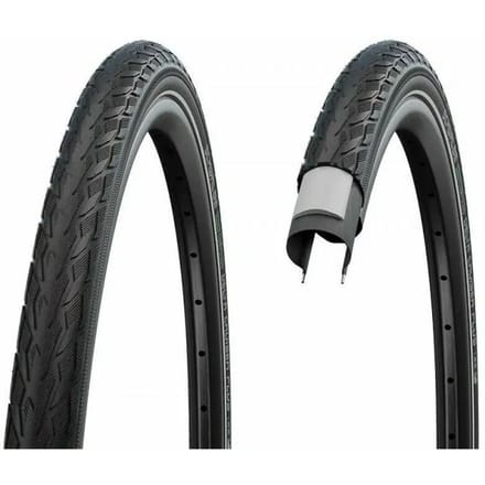 Buitenband Schwalbe Delta Cruiser Plus PunctureGuard 28 x 1.40 / 37-622mm - zwart met reflectie