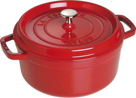 Staub Braadpan / Cocotte - Kersenrood - ø 24 cm / 3.8 liter