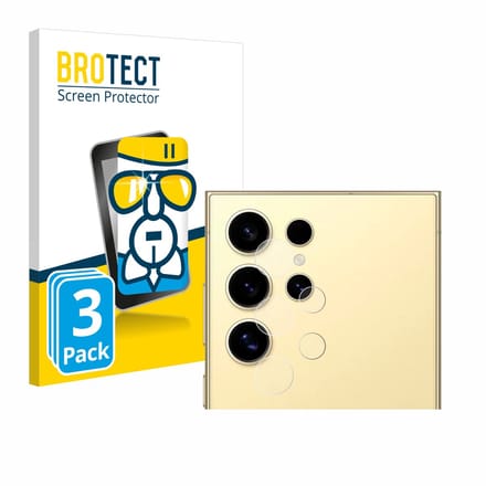 Screenprotector 3 Stuks voor Samsung Galaxy S24 Ultra (ALLEEN Camera Lens) Beschermglas transparant