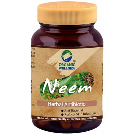 Ним (90 кап), Neem,  Organic Wellness beige