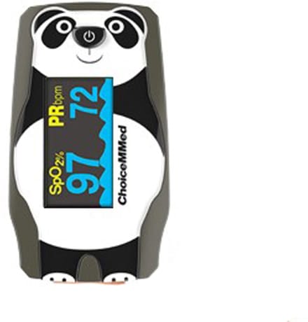 ChoiceMMed - Saturatiemeter - Speciaal voor kinderen - Model: Panda -Zwart met Wit