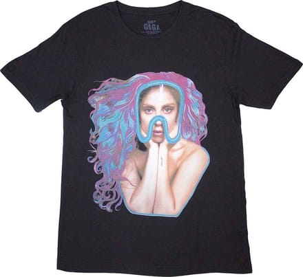 Lady Gaga - Artpop Goggles Heren T-shirt - 2XL - Zwart