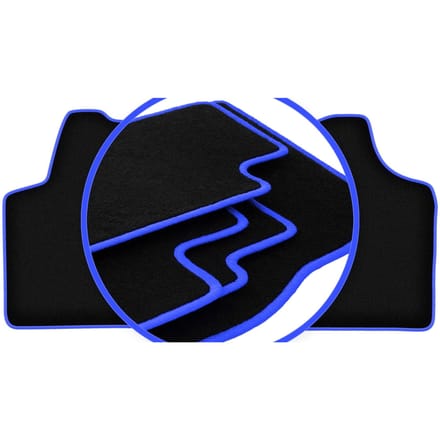 CARLUX-BLUE automatten voor: Citroen Jumpy II bestelwagen (2007-2016)