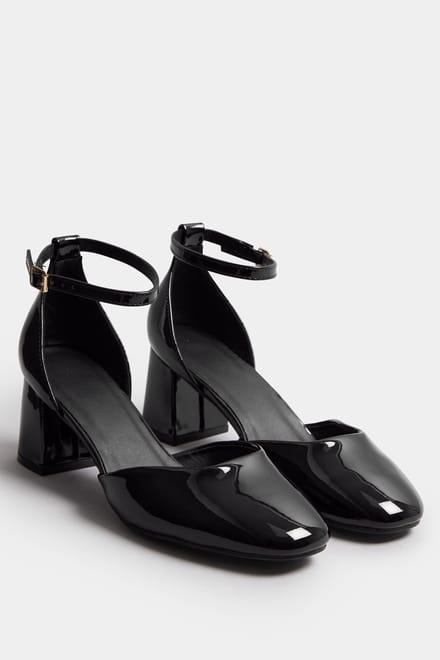 Yours Zwarte Mary Janehakken Met Extra Brede Eeepasvormsize 37EEE