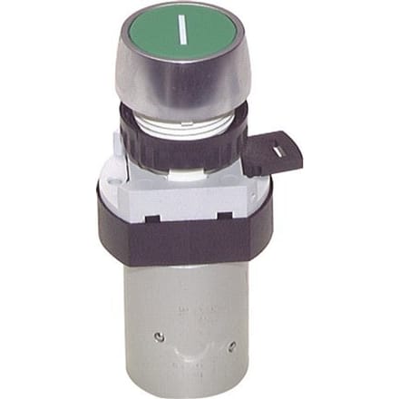 5/2 M5 Knopbediend Ventiel Rood 0-12bar/0-168psi 22.5mm Airtec