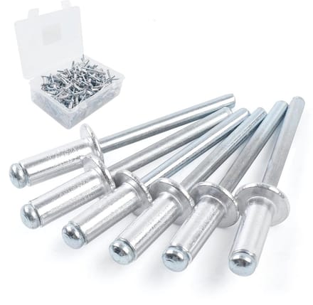 200x Professionele Aluminium Blindklinknagels 4,8 x 13 mm voor Diverse Bevestigingen