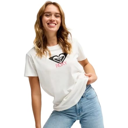 Dames-T-shirt Roxy Ocean Road Art