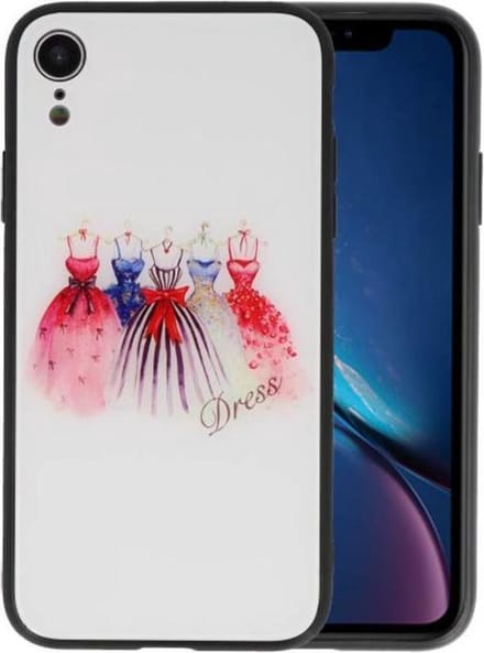 Dress Print Hardcase voor iPhone XR