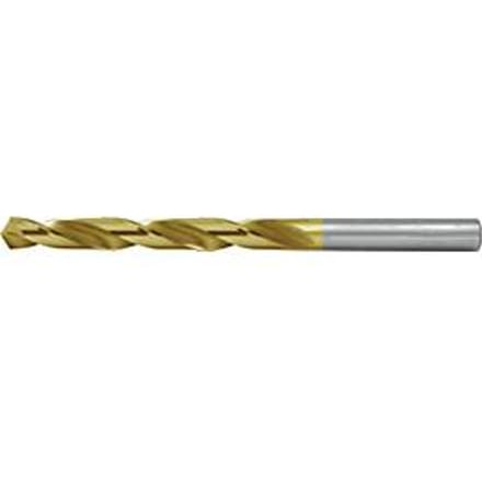RUKO spiraalboor Ø 6,1 mm, DIN 338 type N, HSS TiN gecoat, L 101 mm, punthoek 118°, dwarssnede