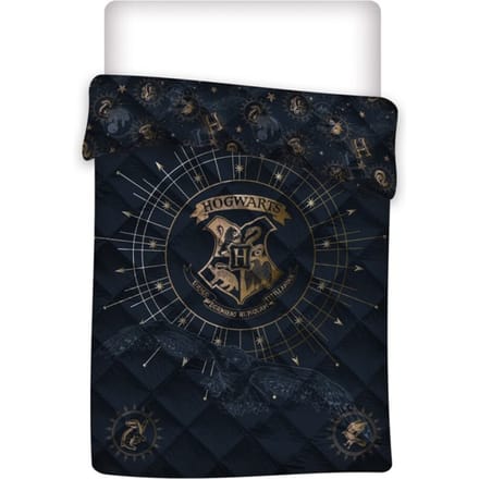 Harry Potter Sprei Hogwarts - Eenpersoons - 140 x 200 cm - Polyester