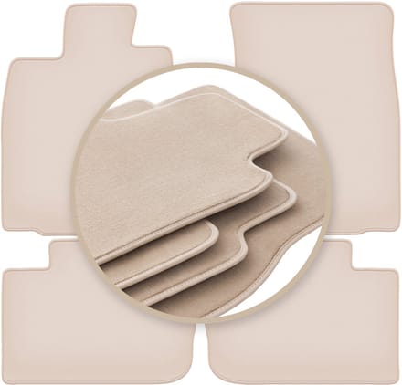 PREMIUM beige vloermatten voor: Lexus IS III sedan 2013-