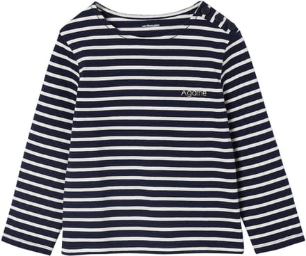 Vertbaudet Gestreept meisjesshirt lange mouwen