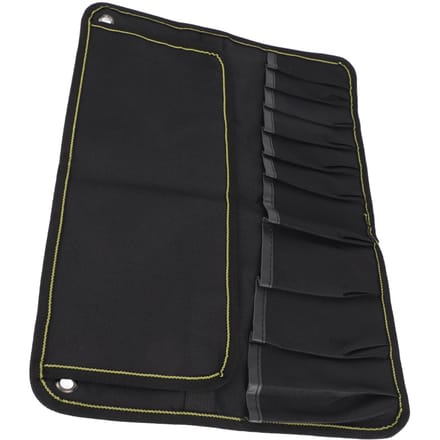 Motorfiets Rolgereedschapstas Grote Capaciteit Dik Draagbaar Multi-Pocket Hangende Gereedschapsroltas zwart