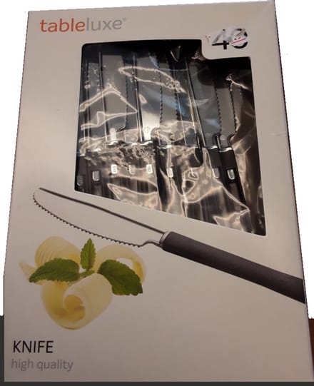 Eureka Caterware Table luxe set messen 40 stuks