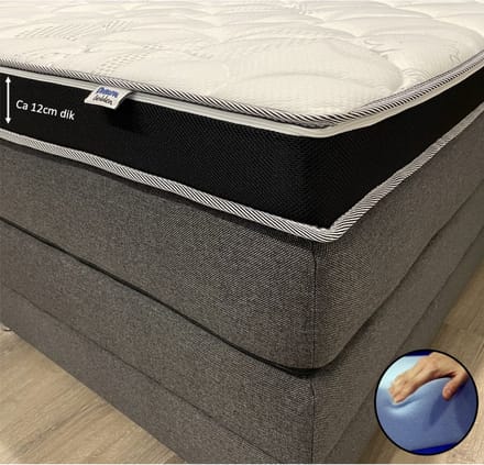 Hilton Hotel Topper - 200x210 - Medium - HR60 Koudschuim - ca. 12 cm dik - Cool & Fresh