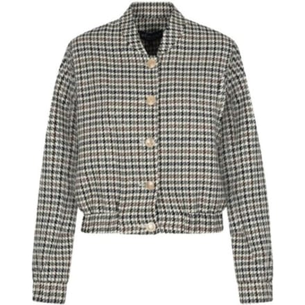 Elvira Collections Bomber maud checked green