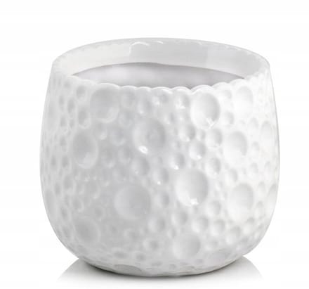 Keramiek Pot 15cm Wit - Stijlvolle Decoratie